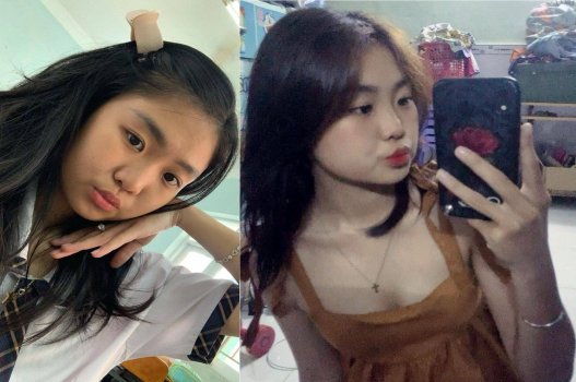 Cô gái trẻ được nuông chiều đến mê mẩn hạnh phúc