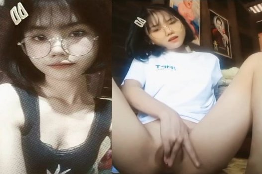 Cô nữ sinh tóc ngắn khao khát khi trở về nhà một mình