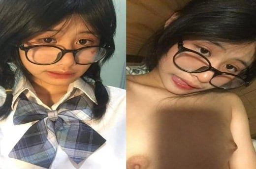 Nữ sinh quyến rũ đeo kính: Ai dám thách đấu?