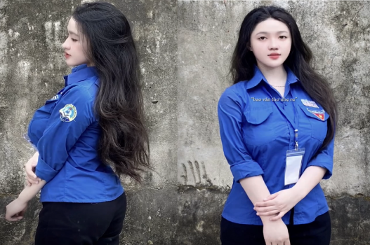 Vẻ quyến rũ của nữ sinh viên tình nguyện cùng sắc đẹp mê hoặc